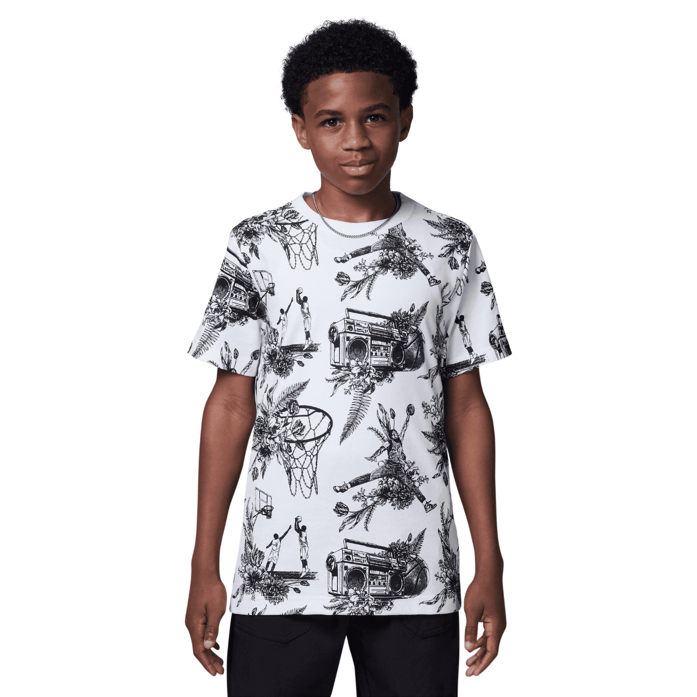 POLERA JORDAN KIDS JDB JORDAN SPORTS SKETCH SS TE a $9.990
