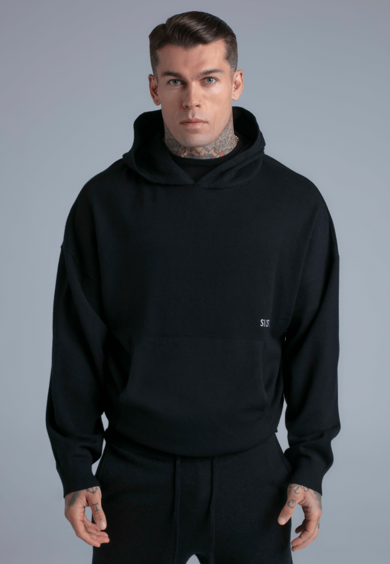 POLERON SIKSILK KNITTED HOODIE HOMBRE a $29.990